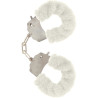 Toyjoy - Manchettes Furry Fun Bondage Blanc